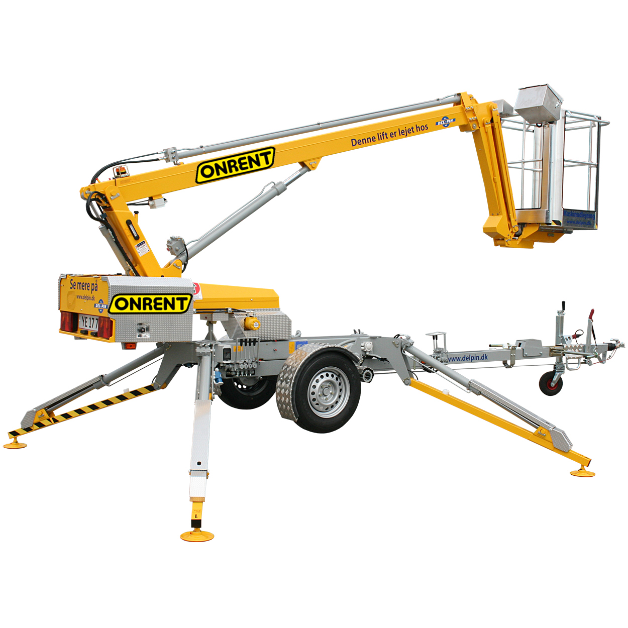 Trailer Mounted Articulated Spider Boom Lift mtandtshrilanka